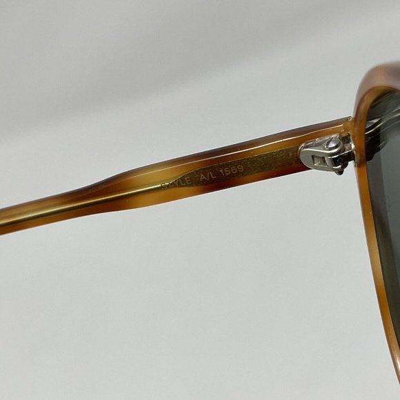 Ray-Ban Tortoise Sunglasses with Dark Green Lenses - Picture 7 of 12